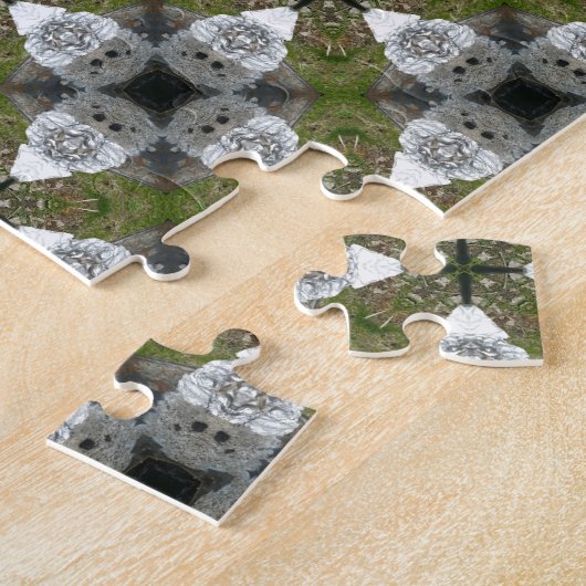 Creatief patroonpuzzel legpuzzel (Zijkant)