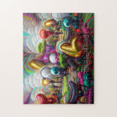 Creatief patroonpuzzel legpuzzel (Verticaal)