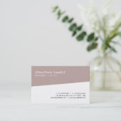 Creatief Professioneel Schoon Ontwerp Sjabloon Mod Visitekaartje (Staand voorkant)