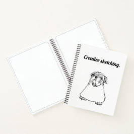 creatief schetsen van Dog Notitieboek