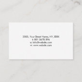 Creatief schrijven - Fountain Ink Pen Visitekaartje (Achterkant)