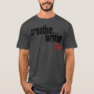 Creatief schrijven papa t-shirt