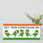 Creatief St. Patrick's Day-feest Kaart (Staand voorkant)