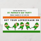 Creatief St. Patrick's Day-feest Kaart (Voorkant / Achterkant)