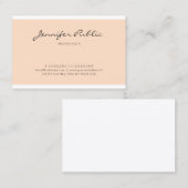 Creatief stijlvol grafisch ontwerp, professioneel visitekaartje (Voorkant / Achterkant)