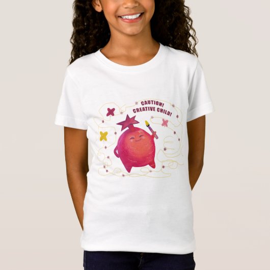 Creatief T-shirt voor kinderen (Voorkant)