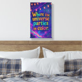 Creatief Universum Kosmisch Carnaval Canvas Decor (Insitu (Slaapkamer))