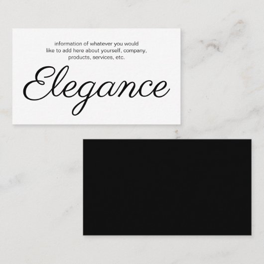 Creatief Visitekaartje (Voorkant / Achterkant)