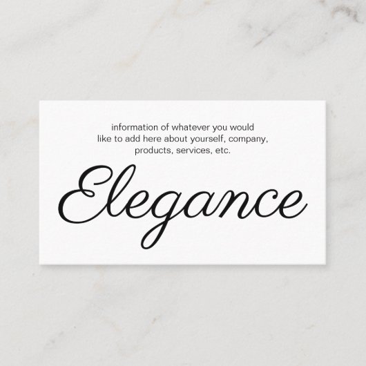 Creatief Visitekaartje (Voorkant)