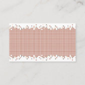 Creatief visitekaartje voor Pixels (Achterkant)