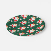 Creatief Volleybal Kerstfeest Papieren Bordje (Gekanteld)