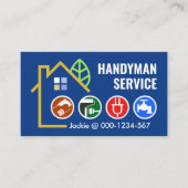 Creatief woningbouwlandschap visitekaartje (Voorkant)