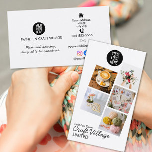Creatief Zakelijk Fotomap ambacht naaien Visitekaartje