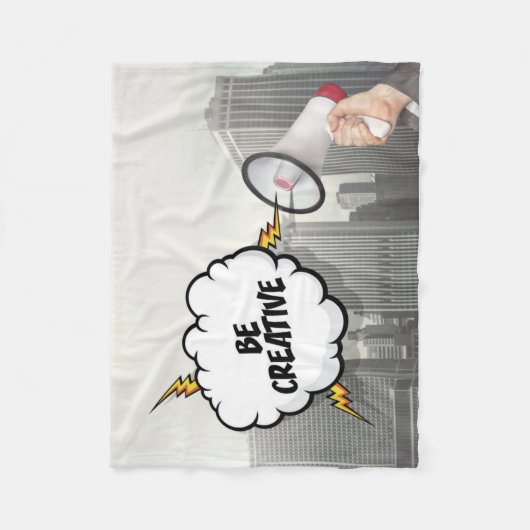 Creatief zijn fleece deken (Voorkant)
