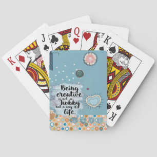 creatief zijn pokerkaarten