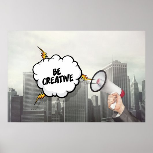 Creatief zijn poster (Voorkant)