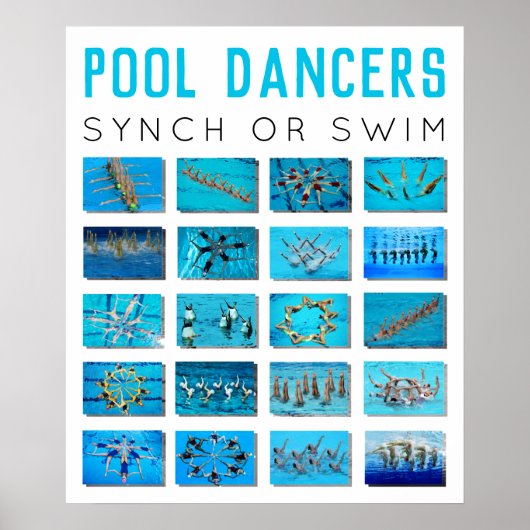 Creatief zwemmen poster (Voorkant)