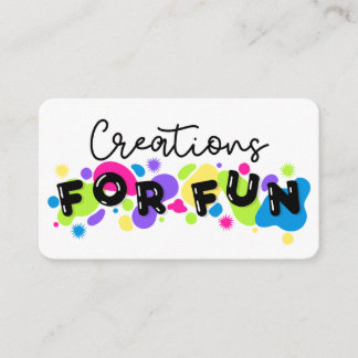 Creaties voor FUN_B Visitekaartje