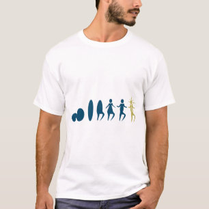 Creatieve Abstracte evolutie T-shirt