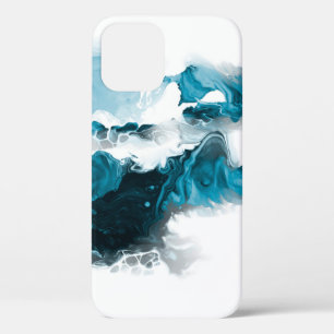 Creatieve abstracte handgeschilderde achtergrond, iPhone 12 hoesje