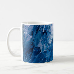 Creatieve abstracte handgeschilderde achtergrond,  koffiemok