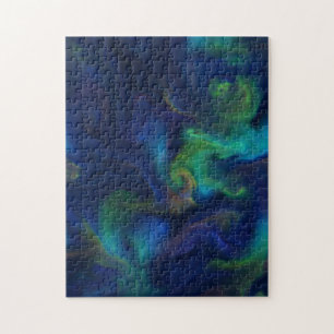Creatieve abstracte vochtige mist foto puzzel