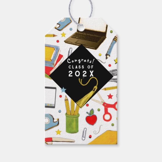 Creatieve Afstudeerfeest Cadeaulabel (Voorkant)