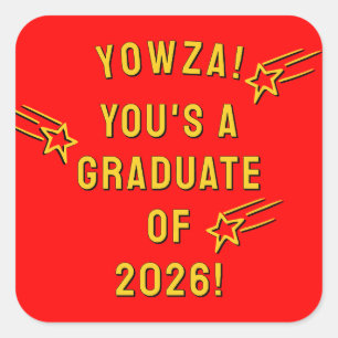 Creatieve Afstuderen 2026 Vierkante Sticker