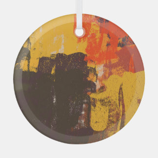 Creatieve artistieke schets, kleurrijke textuur. glas ornament