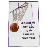 Creatieve Basketbal Medium Gift Bag Cadeauzakje (Achterkant)