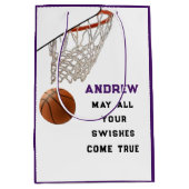 Creatieve Basketbal Middenformaat Cadeautas (Voorkant)