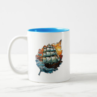 Creatieve blad mok voor koffie of thee