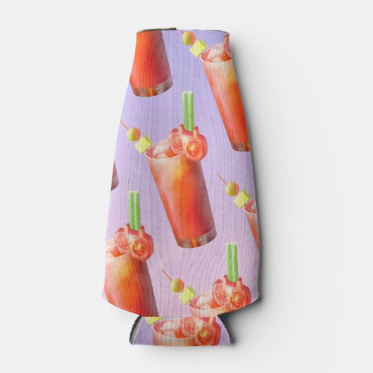 Creatieve Bloody Mary Cocktail Flesjeskoeler (Voorkant)