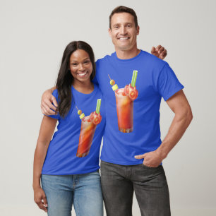 Creatieve Bloody Mary Cocktail T-shirt