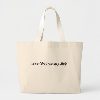 creatieve chaos club grote tote bag