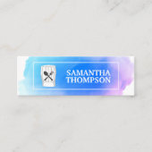 Creatieve Chef | Kookgerei Aquarel Mini Visitekaartje (Voorkant)