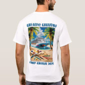 Creatieve Cruisers Group Cruise 2025 T-shirt (Achterkant)