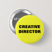 CREATIEVE DIRECTEUR RONDE BUTTON 5,7 CM (Voorkant /achterkant)
