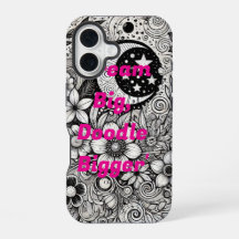 Creatieve Doodle Kunst Telefoonhoes – Unieke Handg
