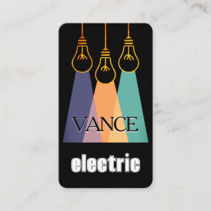 Creatieve Elektrische Lamp Straal Visitekaartje