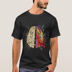 Creatieve en logische Hu-hersenanatomie T-shirt