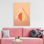 Creatieve en moderne kunst Logo Design Canvas Afdruk (Insitu (Woonkamer))