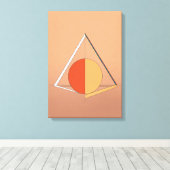 Creatieve en moderne kunst Logo Design Canvas Afdruk (Insitu (Houten vloer))