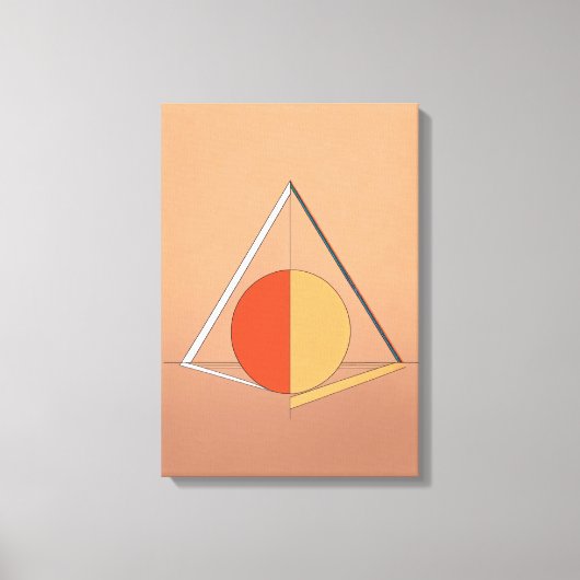 Creatieve en moderne kunst Logo Design Canvas Afdruk (Voorkant)