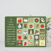 Creatieve familie Kerstmis vakantie kaarten (Staand voorkant)