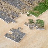 Creatieve gazebo herfst foto puzzel legpuzzel (Zijkant)