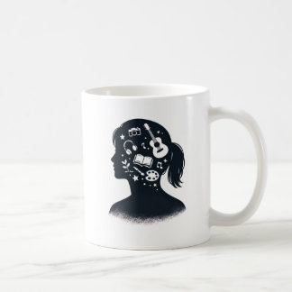 Creatieve Geest Silhouet | Gepersonaliseerde Artis Koffiemok