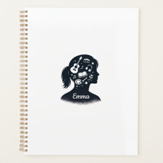 Creatieve Geest Silhouet | Gepersonaliseerde Artis Planner