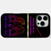 Creatieve genegenheid vieren liefde tussen vrouwen Case-Mate iPhone case (Achterkant (horizontaal))