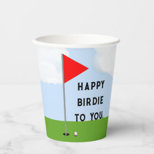 Creatieve Golf Birdie Papieren Bekers